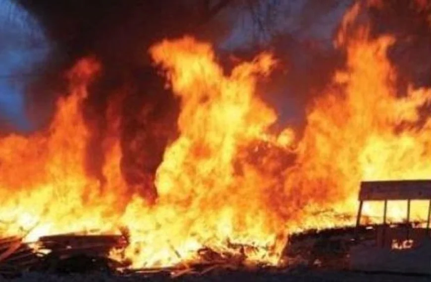 VIDEO: Fireworks Spark Blaze, Devastating Shop at Kumasi-Tafo Mile 4