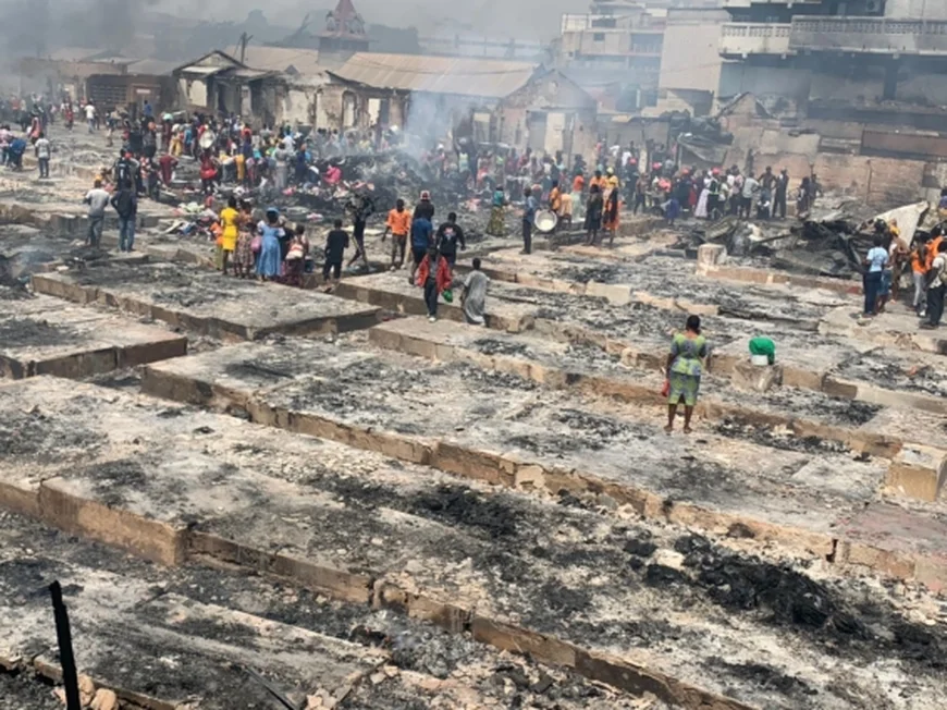 Kantamanto Market Fire Claims One Life, Injures 14, and Destroys Over 7,000 Shops