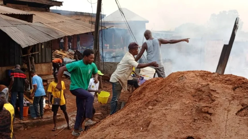 Fire Outbreak Destroys Over 130 Shops at Kwadaso Wood Market