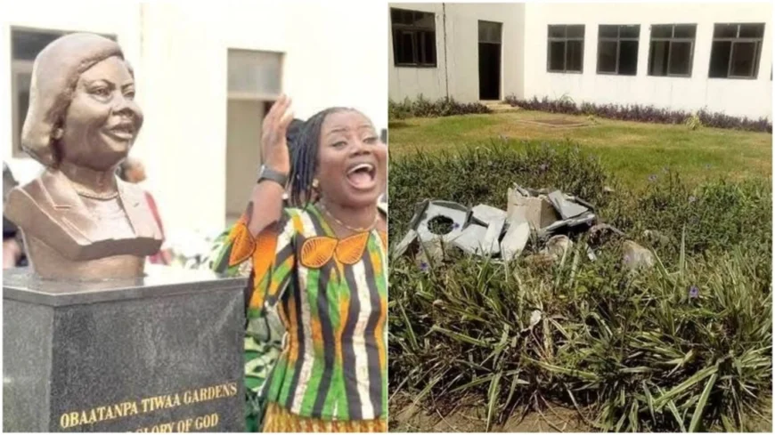 EOCO Director’s Bust Vandalised