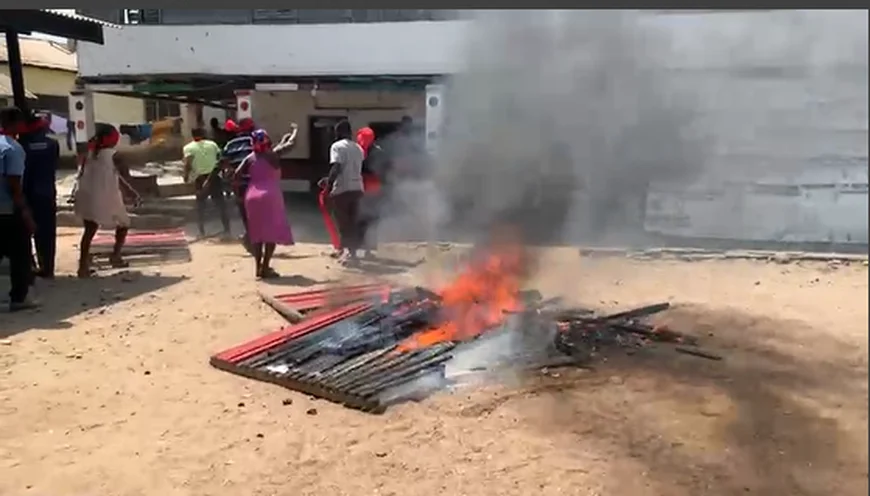 Effutu NDC Supporters Burn Party Property Over Exclusion of Dr. James Kofi Annan from Appointments