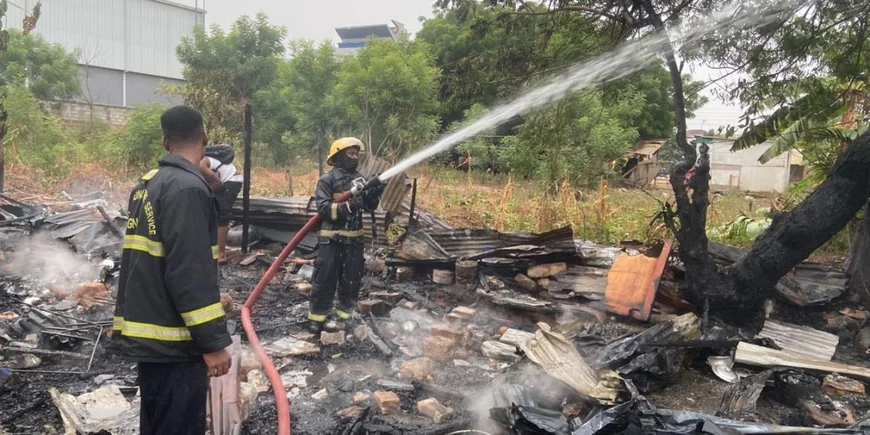 Fire Ravages Kisseman Airways Slum, Kills Four-Month-Old Baby