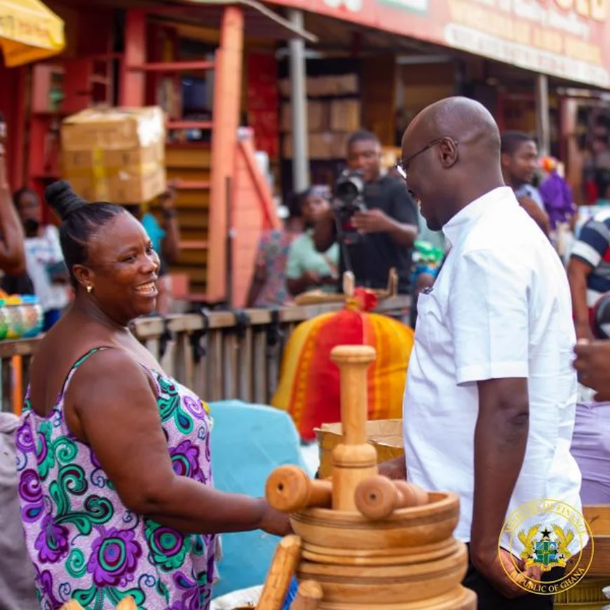 Finance Minister Ato Forson Engages Makola Traders Ahead of 2025 Budget
