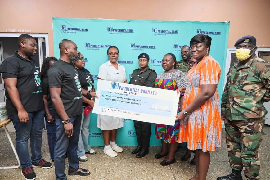 Prudential Bank Donates to Children at 37 Military Hospital