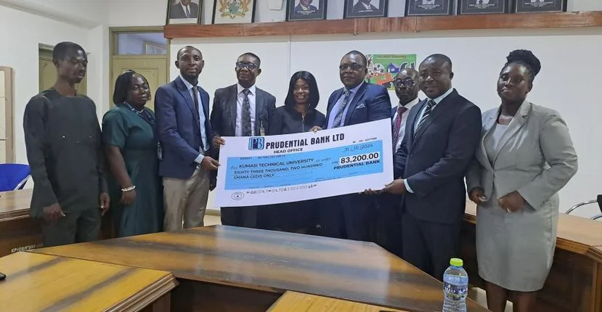 Prudential Bank donates GH¢83,000 to KsTU to facilitate teaching and learning
