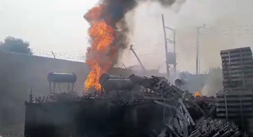 VIDEO: Fire Destroys Transformers and Equipment at NEDCo in Tamale