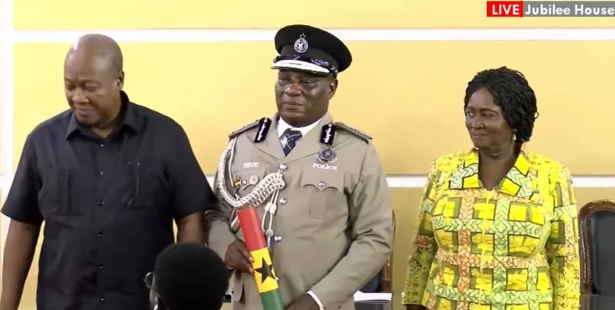 COP Christian Tetteh Yohuno Sworn In as Ghana’s New Inspector-General of Police