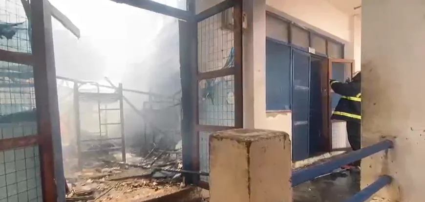 Fire Ravages Dormitories at Labone Senior High School
