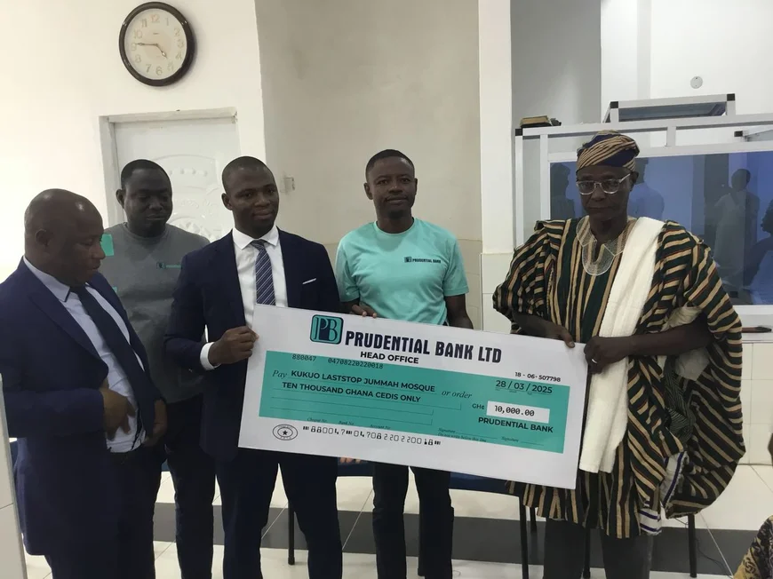 Prudential Bank donates to Muslims in Tamale to commemorate Eid