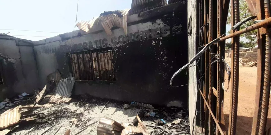 Talensi NDC Office Set Ablaze Following DCE Nomination Dispute