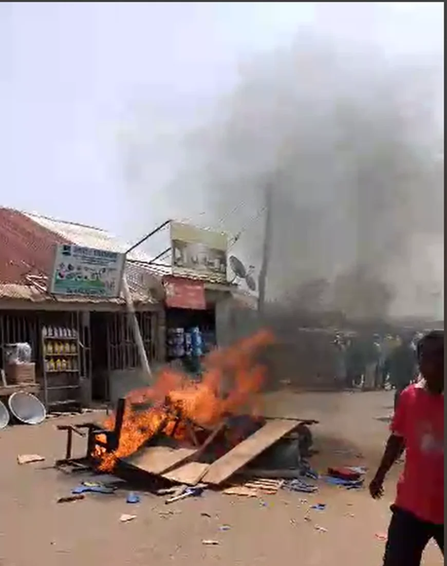 Chaos in Mampong: NDC Youth Burn Party Office Over Rumoured MCE Nominee