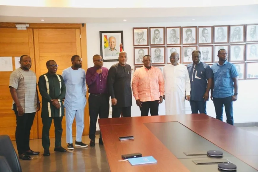 Communication Minister Meets Afriwave Telecom Management