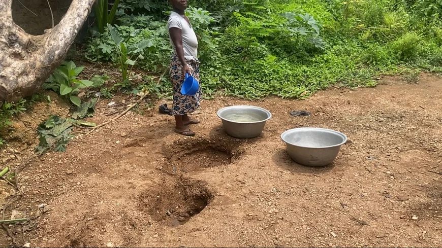 Desperation in Kpalime Dugah: Residents Dig for Water as Basic Infrastructure Fails