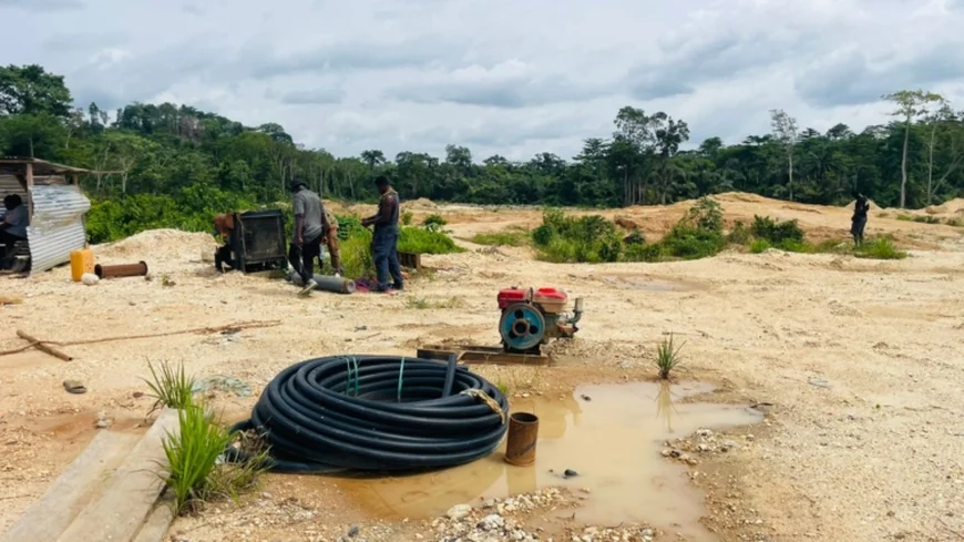 Galamsey: 9 Arrested, 4 Excavators Seized in Raid at Akani