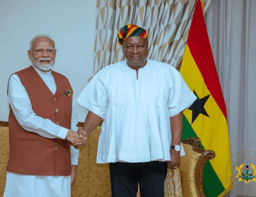 Your Visit Reaffirms Our Collective Commitment to Global Peace, Prosperity – Mahama Tells Narendra Modi