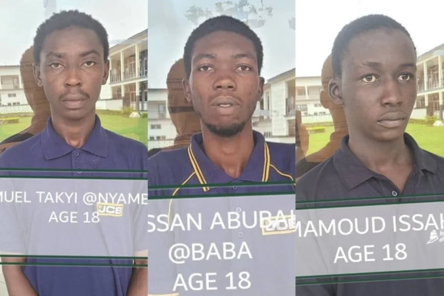 Three 18-Year-Ilds Jailed for 10 Years Each After Brutal Kumasi Robbery