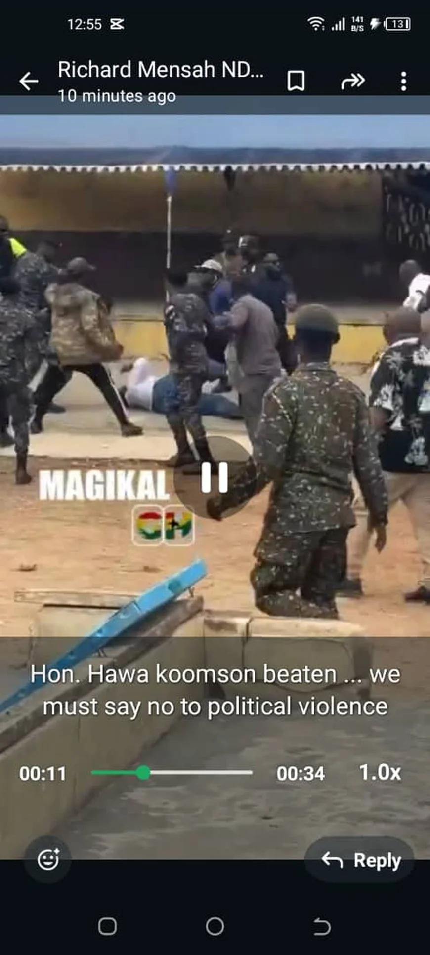 Ablekuma North Rerun: Hawa Koomson beaten by Unknown Thungs (VIDEO)