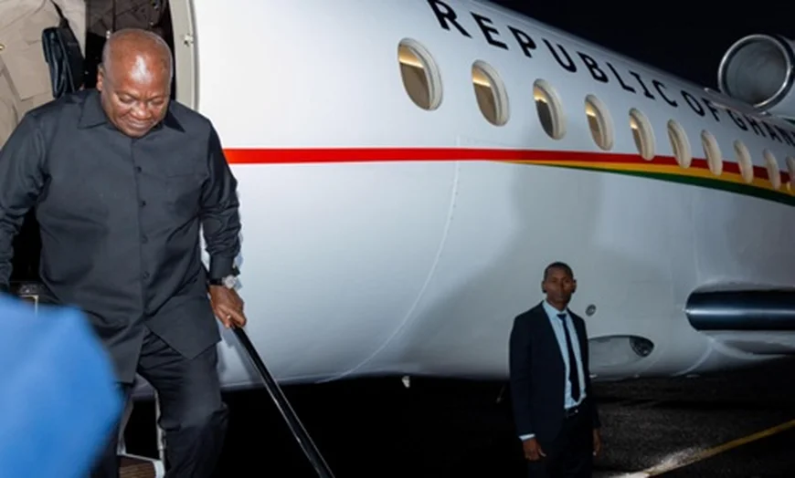 President Mahama Embarks on Diplomatic Mission to Japan and Singapore