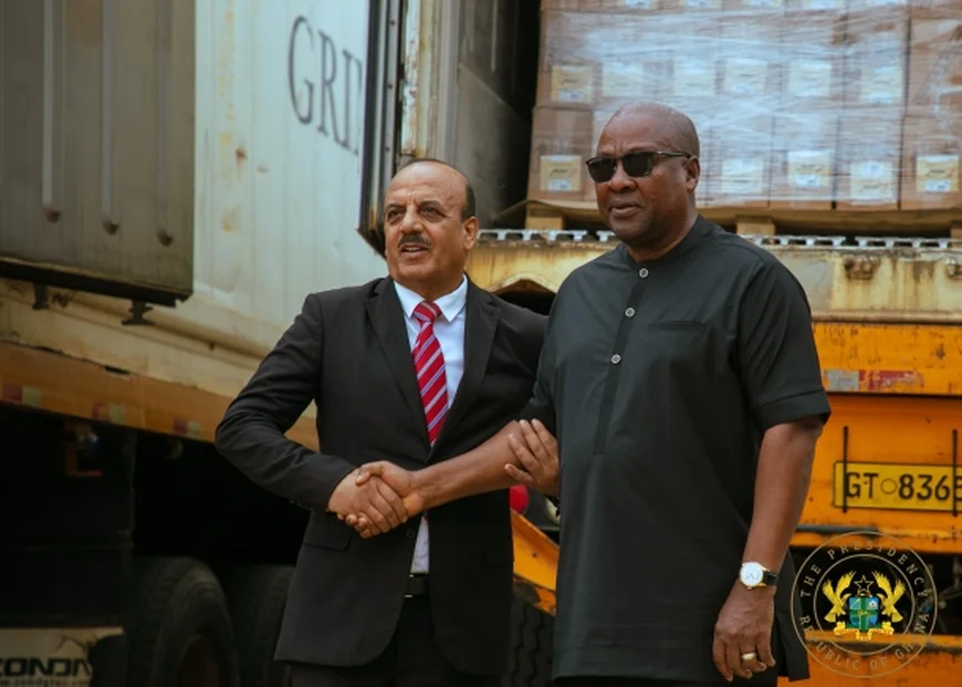 Ghana Sends 40 Metric Tonnes of Cocoa to Gaza in Powerful Gesture of Solidarity