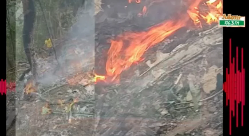 Helicopter Crash in Adansi Akrofuom Leaves Eight Feared Dead