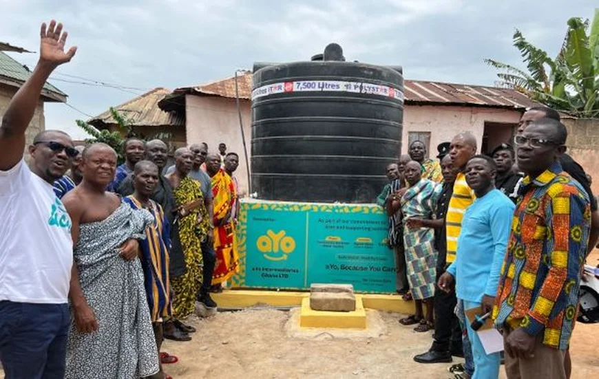 aYo Ghana Constructs GHS150,000 Mechanised Borehole for Agona Nkum Amid Water Crisis