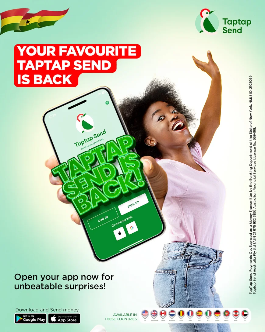 Taptap Send Resumes Money Transfers Full Operations in Ghana