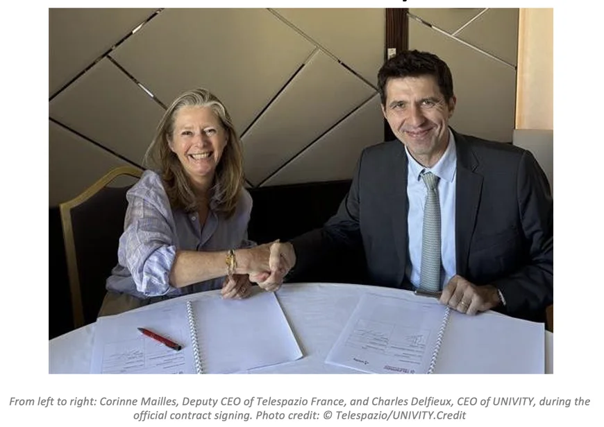 UNIVITY, Telespazio Seal Deal for Global Space Internet