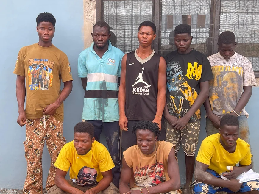 NAIMOS Task Force Arrests Two Chinese Nationals for Illegal Mining in Tano Anwia Forest Reserve