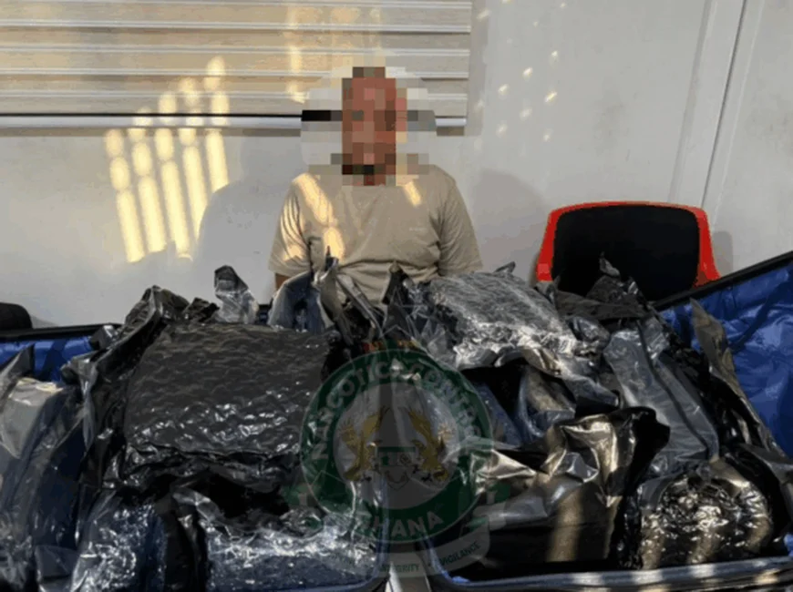 South African Arrested at Kotoka Airport for Smuggling 30 kg of Cannabis