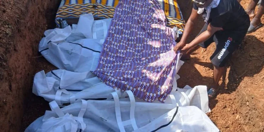 Central Region: Mother and Six Children Killed in Fire Laid to Rest
