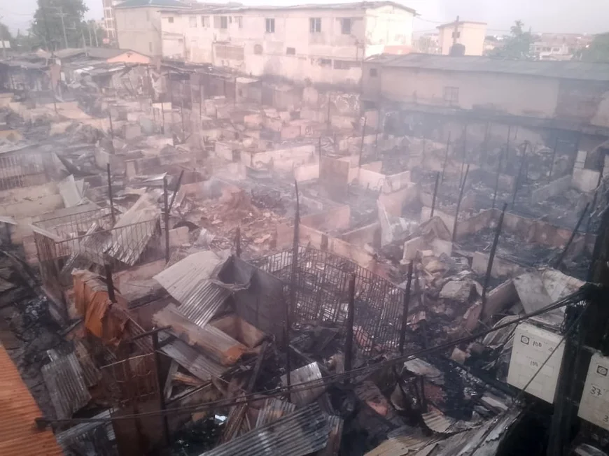 8-Year-Old Girl Dies in Dansoman Market Fire