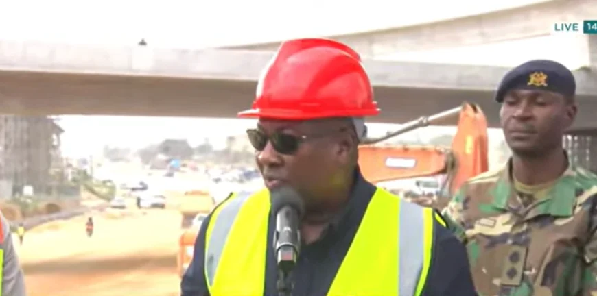 Complete Ofankor-Nsawam Road By Q2 2026 – Mahama to Contractors