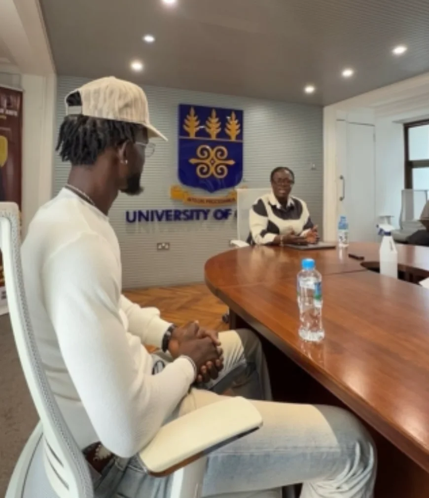 Black Sherif Visits University of Ghana Ahead of Zaama Disco Concert 2025