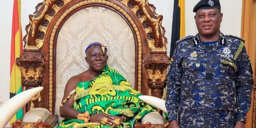 Otumfuo Osei Tutu II Pays Historic Visit To IGP