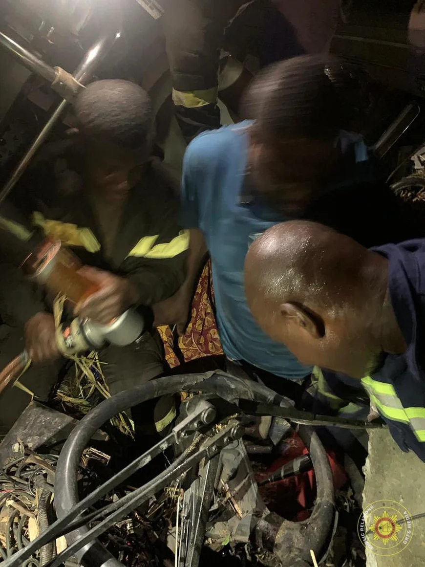 34 Injured as Passenger Bus Overturns on Accra–Kumasi Highway