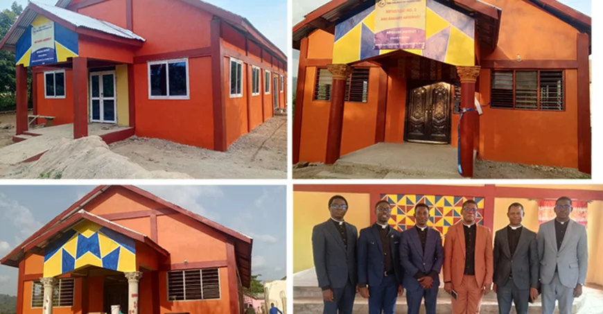Tepa Area Head of The Church of Pentecost Dedicates Three New Community-Based Church Buildings in Tepa Area