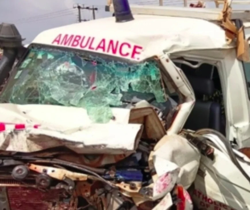 16 Dead In Accident Involving Ambulance And Ford Transit At Potrikrom In Ashanti Region