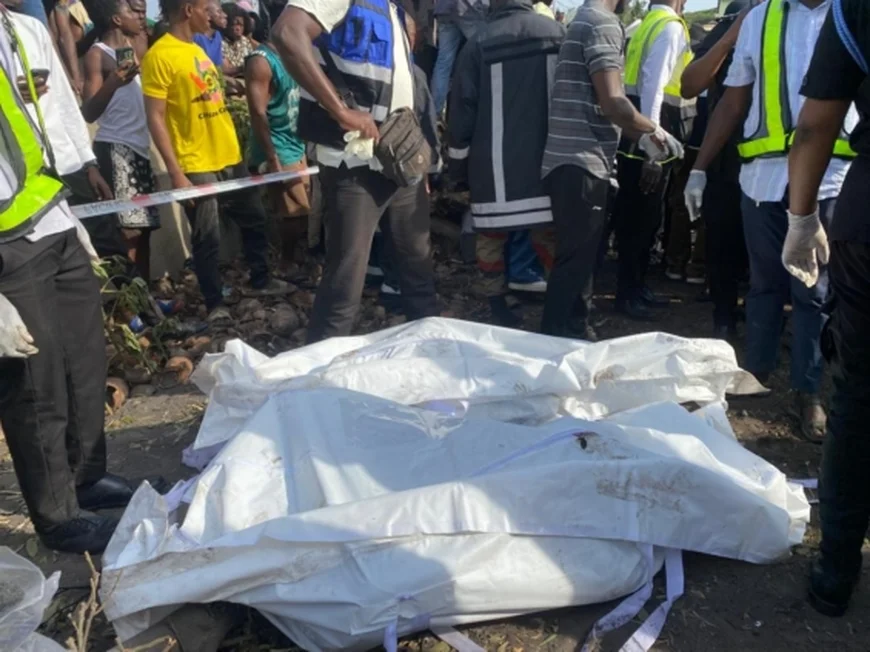 VIDEO: 2 Dead As Helicopter Plunges Into School Park At Tema