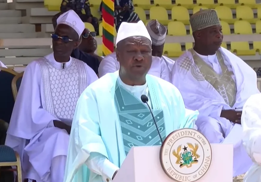 Mahama Urges Ghanaians to Sustain Ramadan Values Beyond Eid