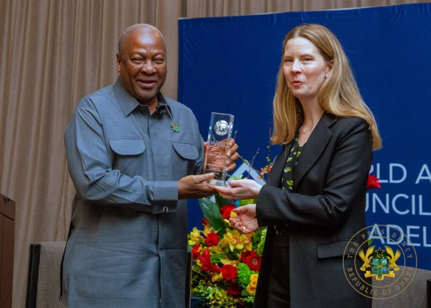President Mahama Honoured With International Statesperson Award In US