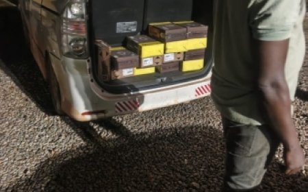 Apam: Police Impound Voxy Vehicle Loaded With Arms And Ammunition Without Authority