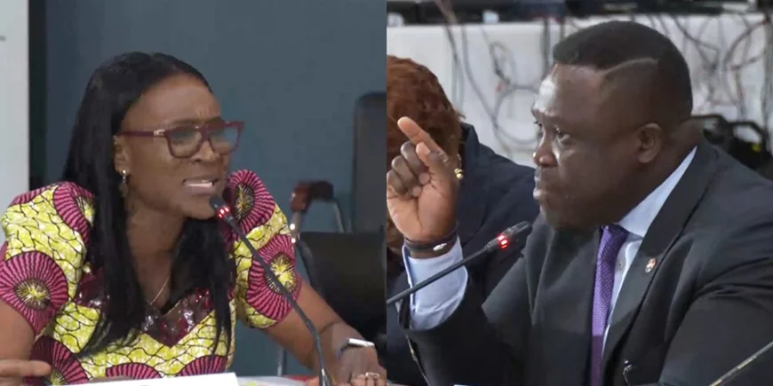 “You’re Being Unruly- Sam George Tells Abena Osei-Asare