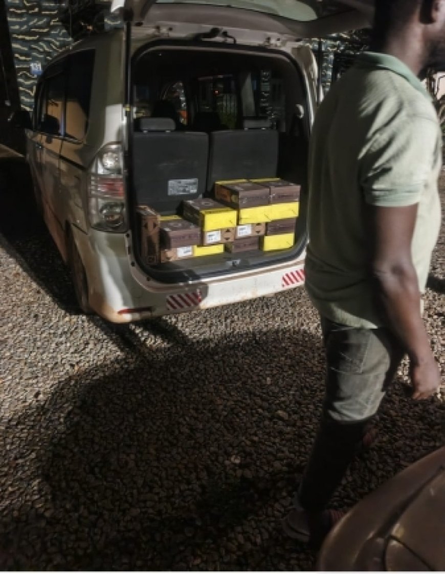 Apam: Police Impound Voxy Vehicle Loaded With Arms And Ammunition Without Authority