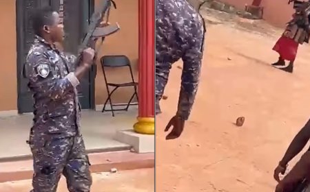 Police Shoot Machete-Wielding Traditional Man in Agona Amenfi