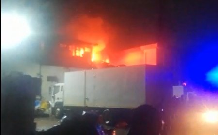 Fire Breaks Out Near Accra Central Police Station