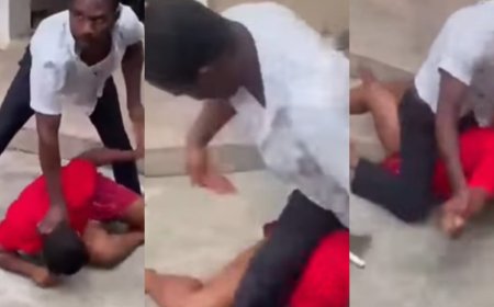VIDEO: Teacher In Viral Video Assaulting Female Student at Nyinahini Catholic SHS Arrested