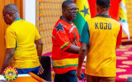 VIDEO: Parliament Turns Black Stars Jersey Debate Into Light-Hearted Exchange Ahead of World Cup Clash