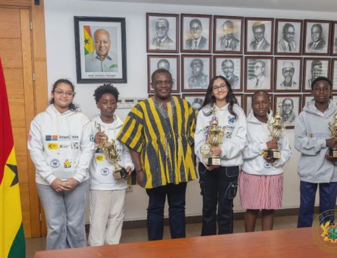 Minister Pledges Support After Young Robotics Team Wins International Title