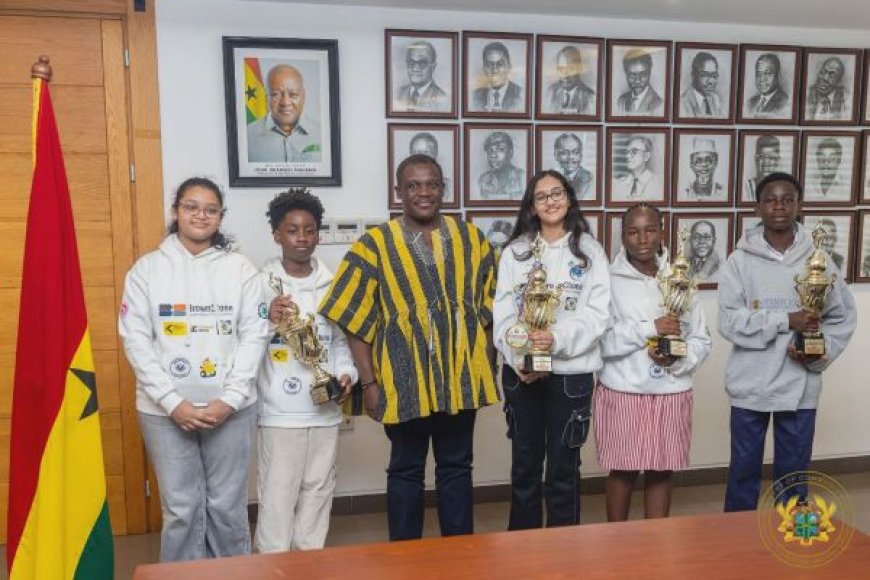 Minister Pledges Support After Young Robotics Team Wins International Title