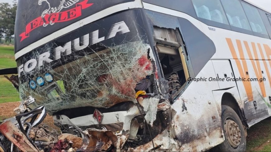 Bawku West: 7 Feared Dead, Several Others Injured After VVIP Bus Accident